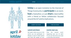 Desktop Screenshot of iotday.org